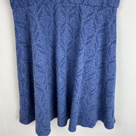 miami Navy Blue Strappy A-Line Printed Skater Dress - Picture 4 of 8